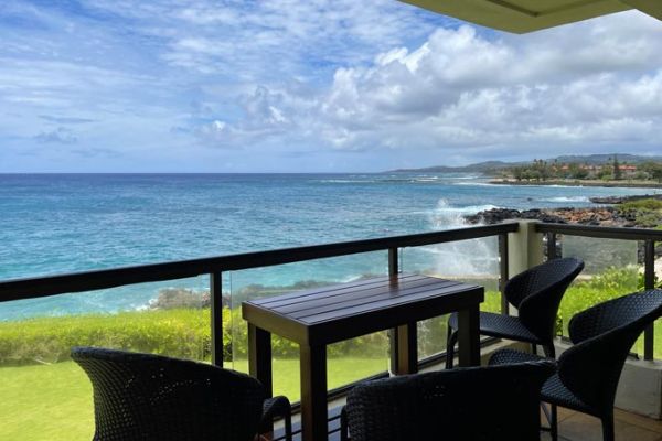 Poipu Shores Kauai oceanfront vacation rental