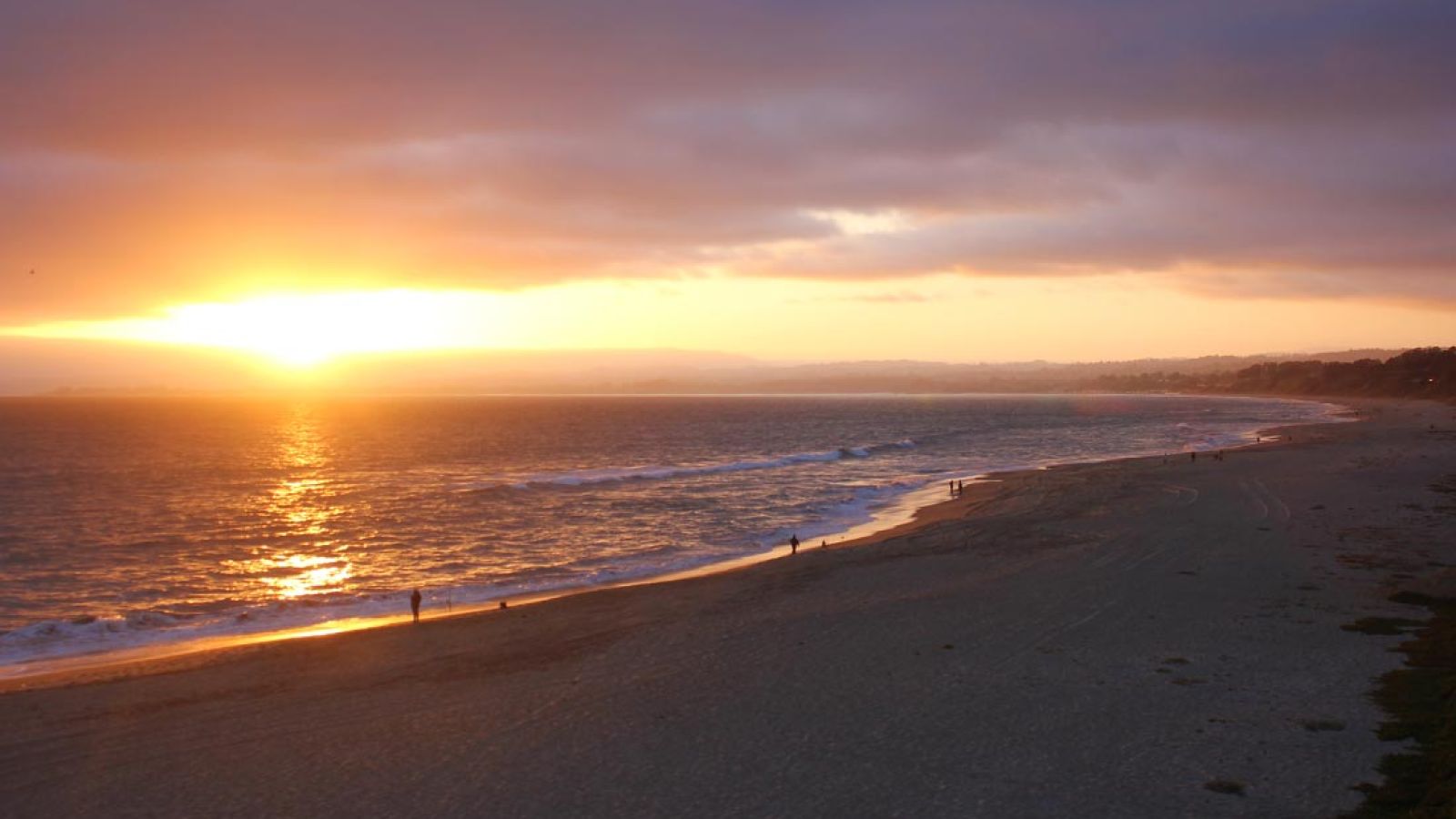 Sunset on Sand Dollar Beach